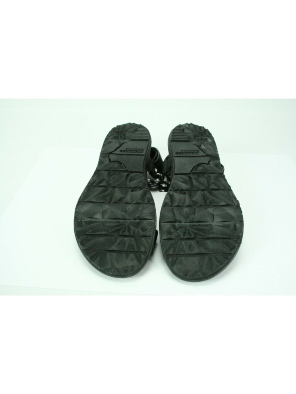 Merrell Women's Size 8 Sandal Black White Around Town Sunvue WovenCork footbed - Picture 5 of 9